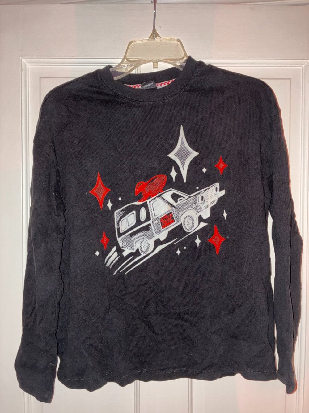 Disney Pixar Toy Story PizzDisney Pixar Toy Story a Planet Black Long Sleeve Top